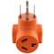 Ac Works Plug Adapter, 10-30R, 14-50P, 10-30P, 14-50P, 0 ft., Orange AD14501030 - alternate 6